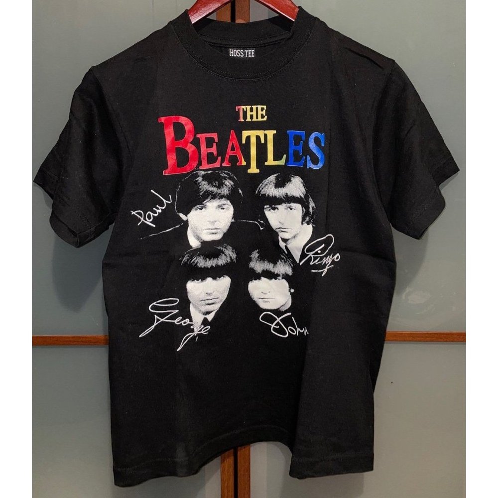 The Beatles Vintage Hoss 2000s Y2K Graphic Band Shirt T-Shirt Tee Size Small